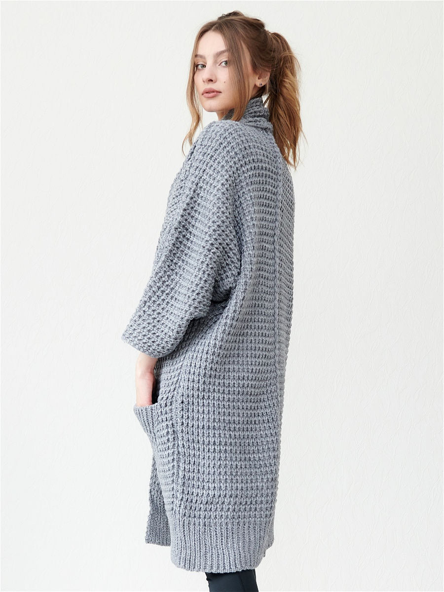 Temperament Commute Cardigan V-neck Sweater Coat