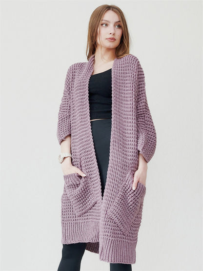 Temperament Commute Cardigan V-neck Sweater Coat