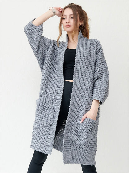 Temperament Commute Cardigan V-neck Sweater Coat